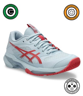 Asics Solution Speed FF 4 Women's Tennis Shoe - Sky/Sienna