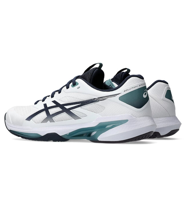 Asics Solution Speed FF 4 Men's Tennis Shoe - White/Midnight