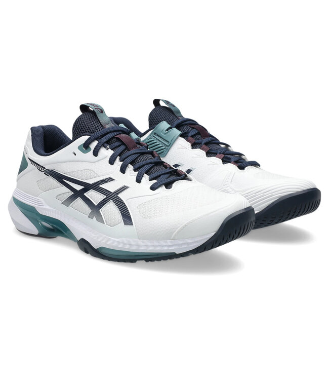 Asics Solution Speed FF 4 Men's Tennis Shoe - White/Midnight