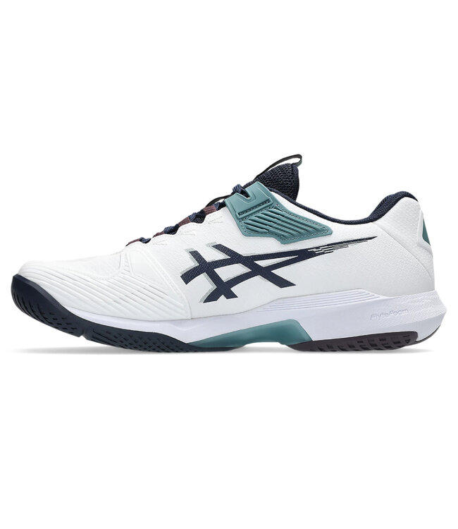 Asics Solution Speed FF 4 Men's Tennis Shoe - White/Midnight