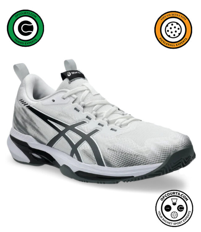 Asics Sonicsmash FF Men's Padel Shoe - White/Steel Grey