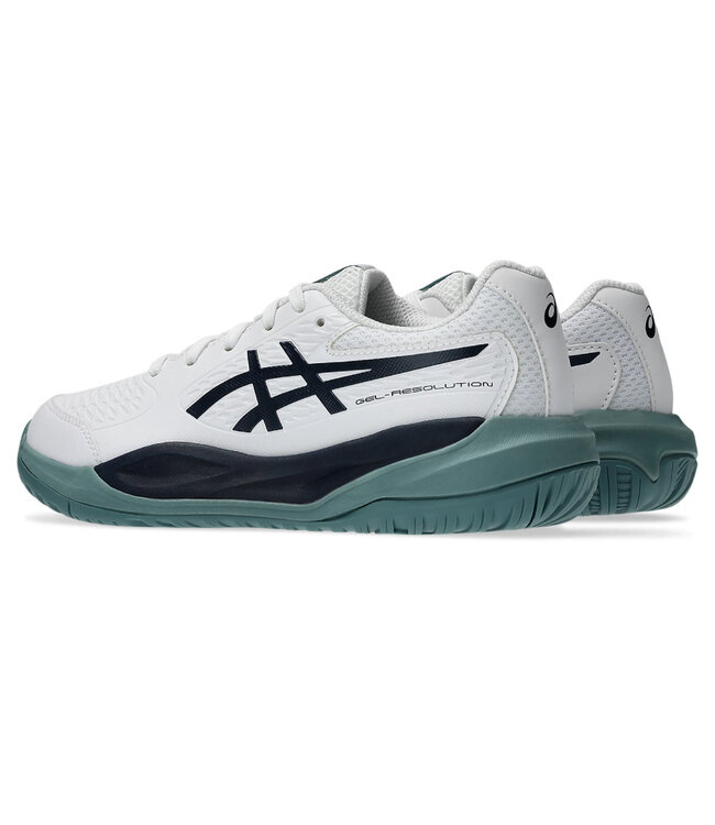Asics Gel-Resolution X GS Tennis Shoe - White/Midnight