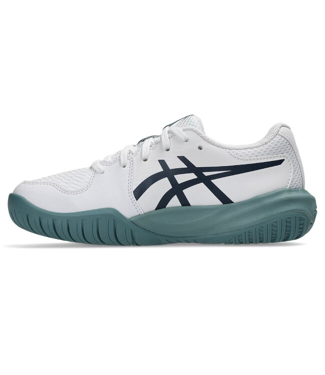 Asics Gel-Resolution X GS Tennis Shoe - White/Midnight