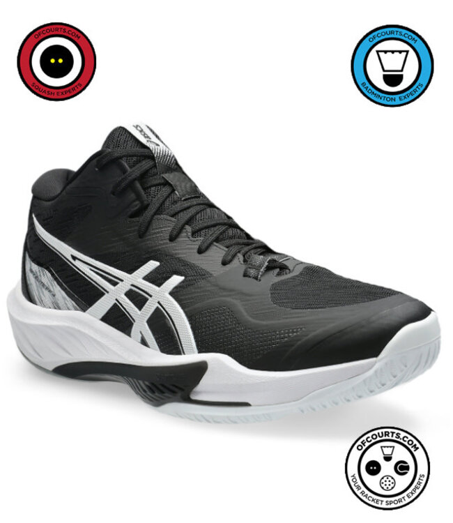 Asics Sky Elite FF MT 4 Men's Indoor Shoes - Black/Pure Silver