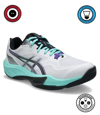 Asics Sky Elite FF 4 Men's Indoor Shoe - White/Radiant Amethyst