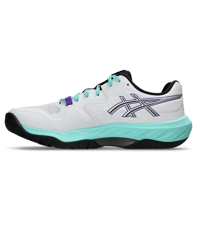 Asics Sky Elite FF 4 Men's Indoor Shoe - White/Radiant Amethyst