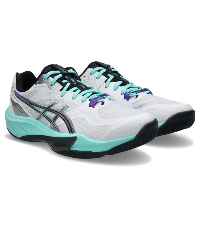 Asics Sky Elite FF 4 Men's Indoor Shoe - White/Radiant Amethyst