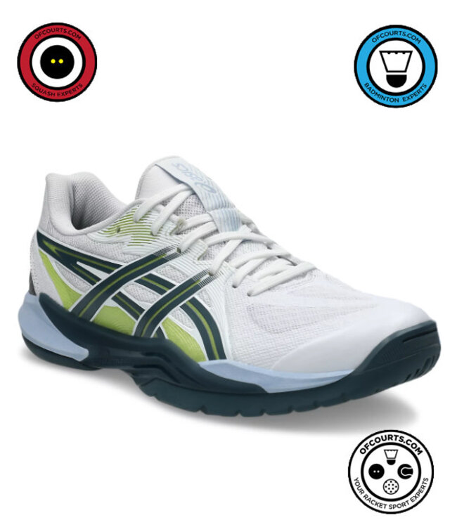 Asics Powerbreak FF Men's Indoor Shoe - White/Raw Indigo
