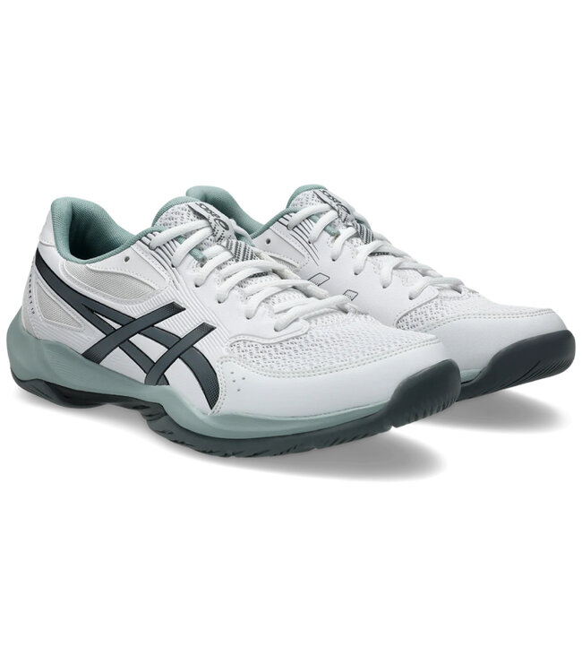 Asics Gel-Rocket 12 Wide Men's Shoes - White/Steel Grey