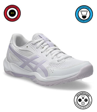 Asics Gel Rocket 12 Women's Indoor Shoe - White/Dahlia