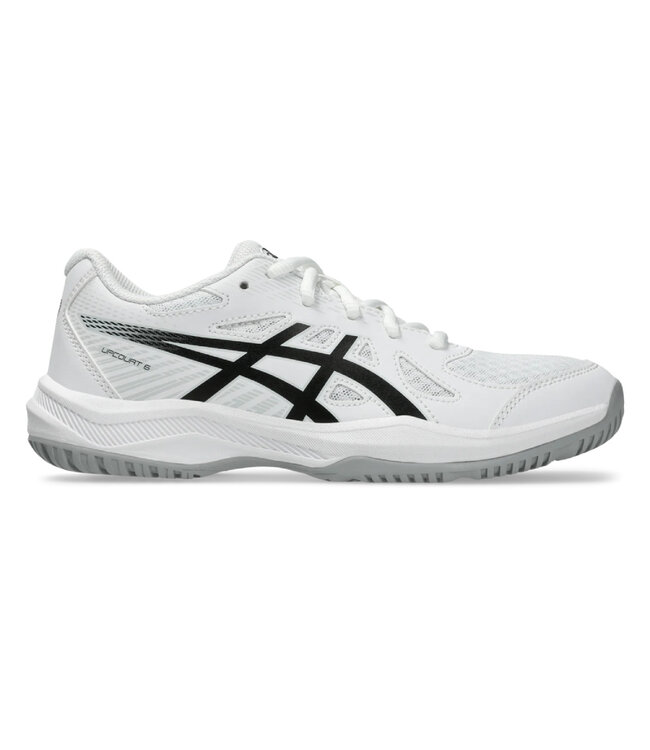 Asics Upcourt 6 GS Junior Indoor Shoe - White Black