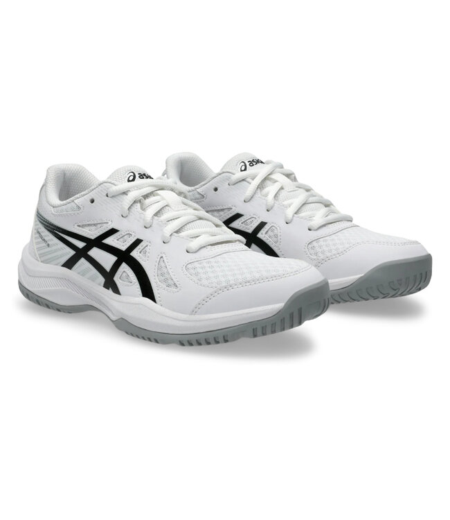 Asics Upcourt 6 GS Junior Indoor Shoe - White Black