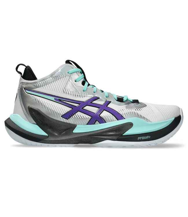 Asics Metarise 2 Men's Indoor Shoe - White/Radiant Amethyst