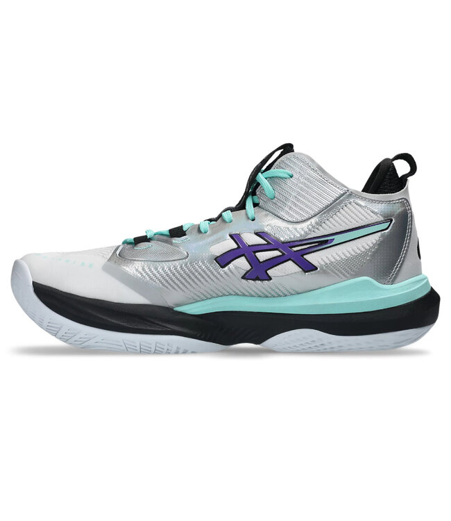 Asics Metarise 2 Men's Indoor Shoe - White/Radiant Amethyst