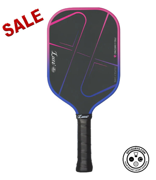 Luzz Pro 4 Inferno Pickleball Paddle - Pink @ Lowest Price