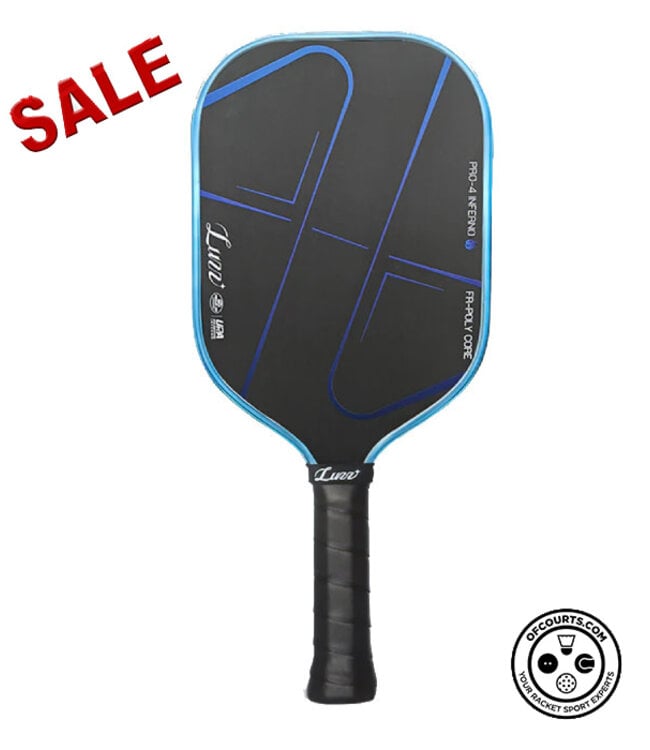 Luzz Pro 4 Inferno MPP Pickleball Paddle - Blue Blaze @ Lowest Price