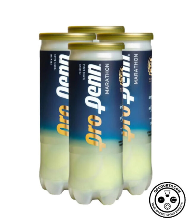 Penn Pro Marathon Extra Duty Tennis Ball - 4 Pack