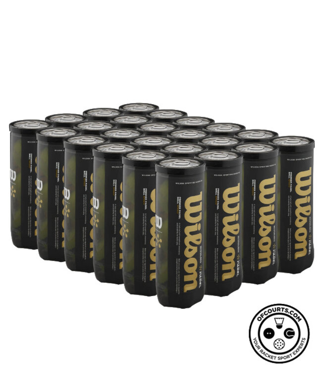 Wilson Premier Padel Speed Balls - 24 Can Case