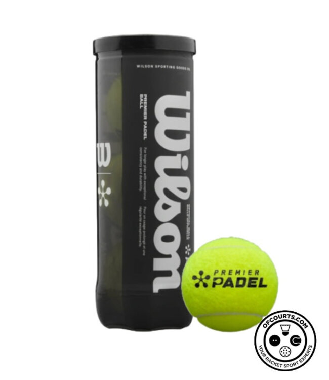 Wilson Premier Padel Balls - 3 Ball Can