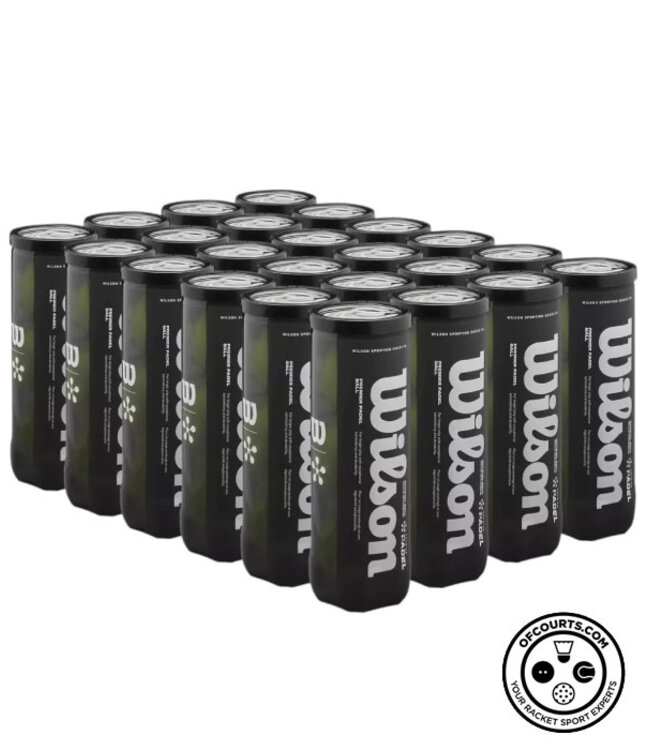 Wilson Premier Padel Balls - 24 Can Case