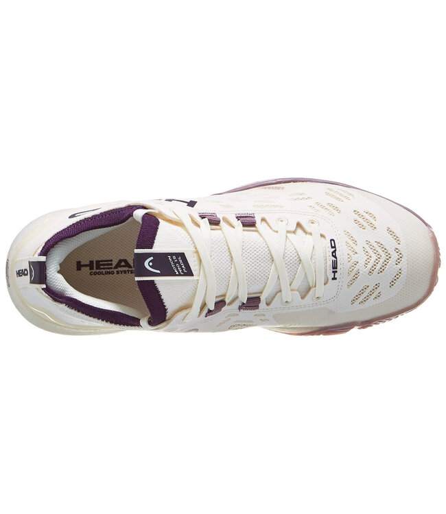 Head Motion Pro 1.5 Padel Women's Shoe - Chalk White/Purple Night