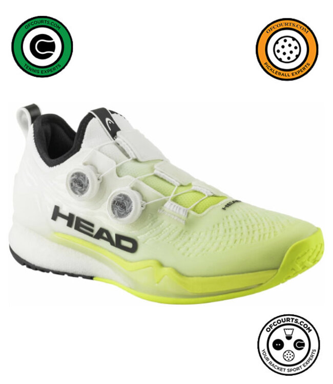 Head Endure Pro BOA Men's Shoe - White/Yellow