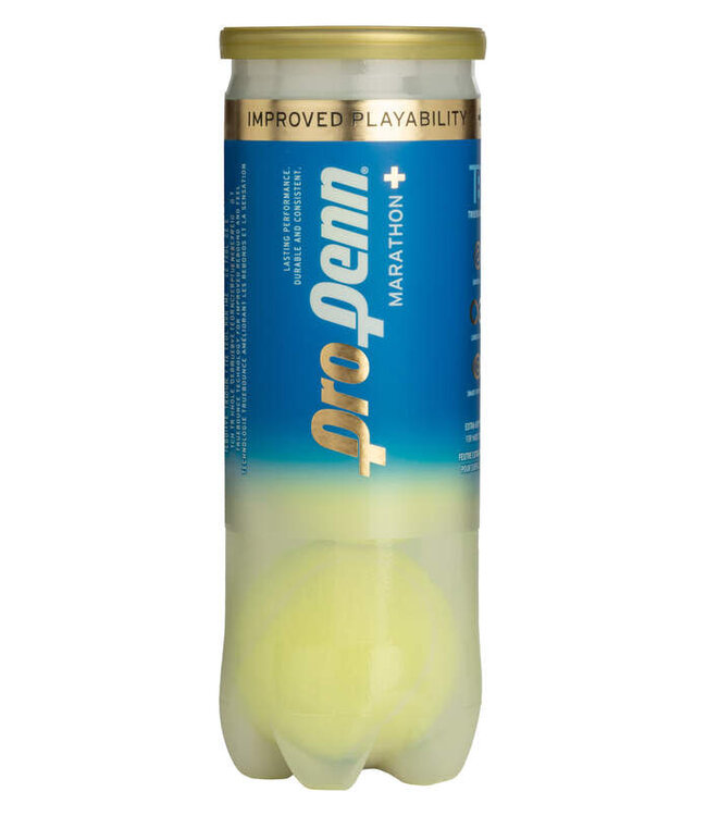 Penn Pro Marathon Regular Duty Tennis Balls - 3 Can