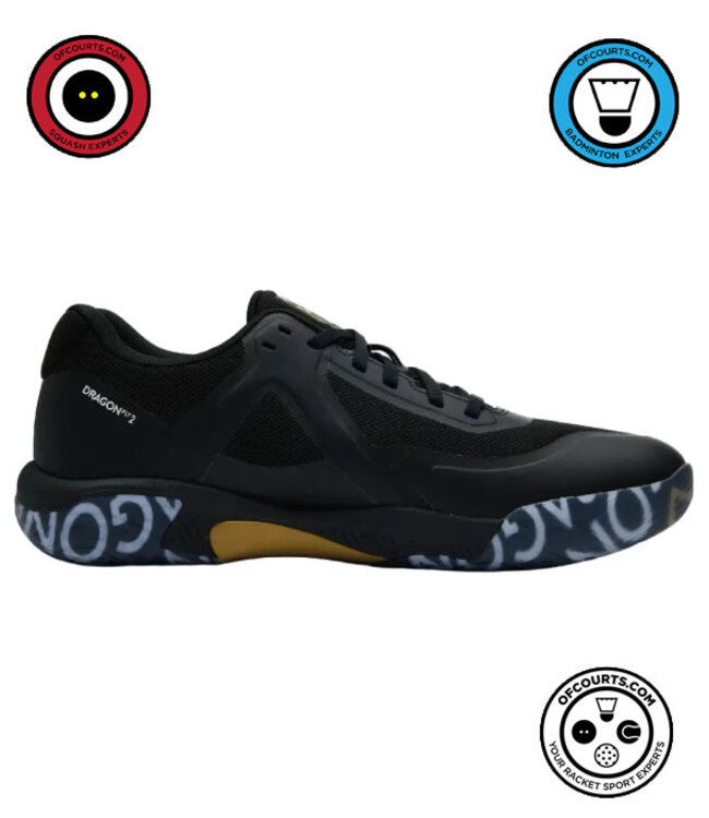 Kanso DragonFly 2 Men's Indoor Shoe - Black/Gold