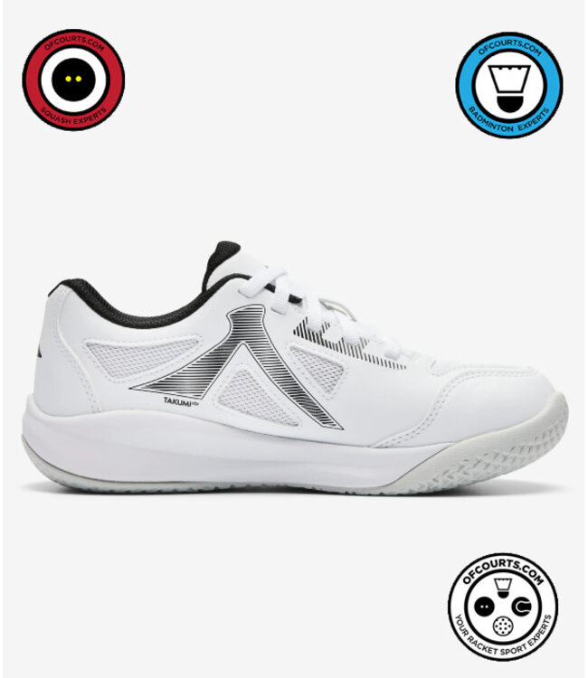 Kanso Takumi All Court Junior Shoe - White / Black