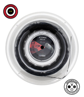 Dunlop Iconic Pro AF 17g Squash String - Reel