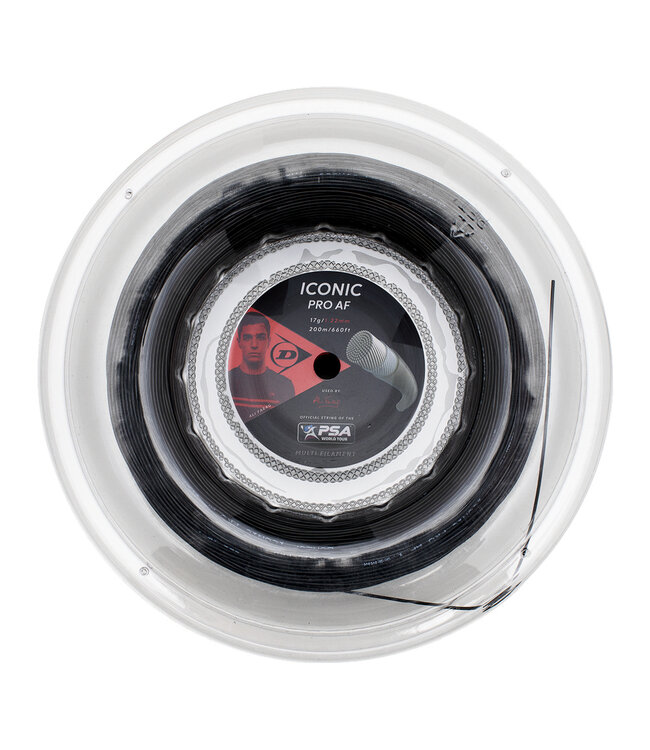 Dunlop Iconic Pro AF 17g Squash String - Reel