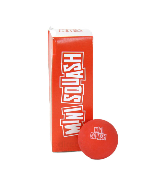 Dunlop Red Mini Squash FUN Balls 3 Pack