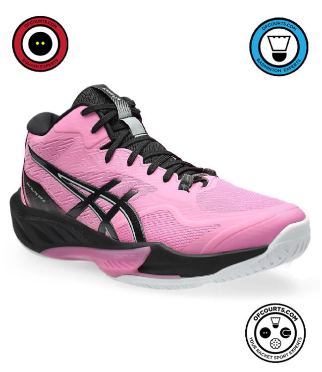 Asics Sky Elite FF MT 4 Men's Indoor Shoes - Bubblegum/Gunmetal