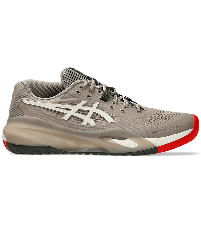 Asics Gel Resolution X Wide Men's Tennis Shoe - Greige/Soft Oat