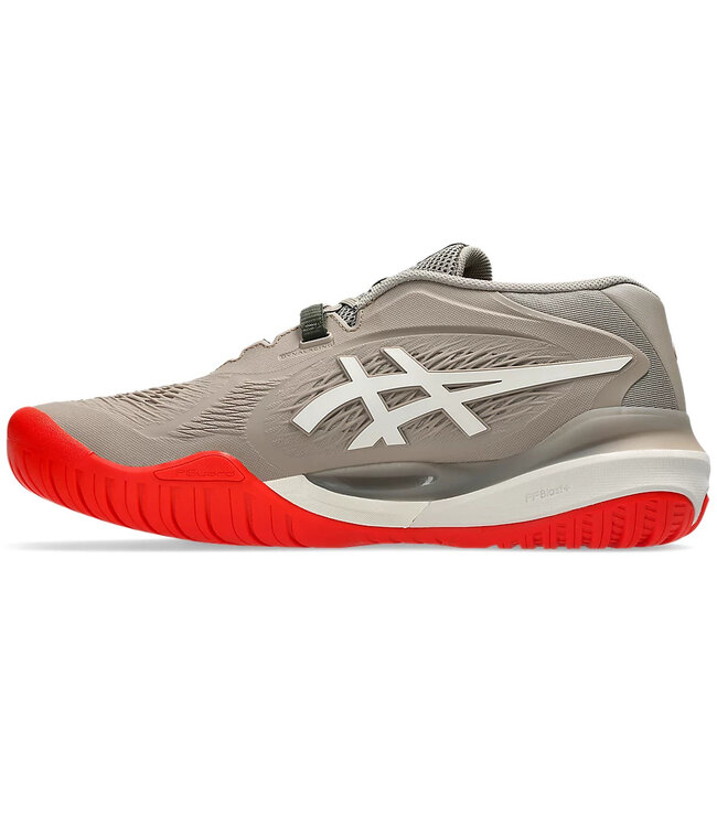 Asics Gel Resolution X Wide Men's Tennis Shoe - Greige/Soft Oat