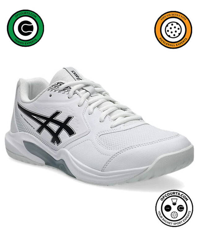Asics Gel Dedicate 9 Wide Men's Tennis Shoe - White/Black