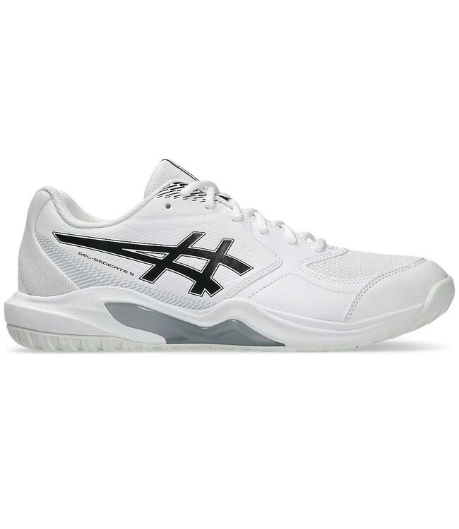 Asics Gel Dedicate 9 Wide Men's Tennis Shoe - White/Black