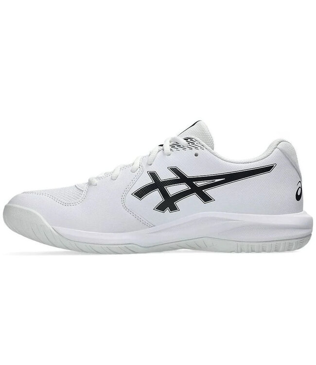 Asics Gel Dedicate 9 Wide Men's Tennis Shoe - White/Black