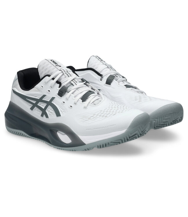 Asics Men's Gel-Resolution X Padel - White/Steel Grey