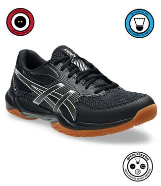Asics Gel-Rocket 12 Men's Indoor Shoe -  Black/Gunmetal