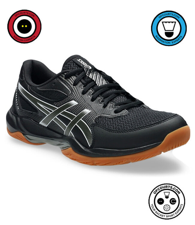 Asics Gel-Rocket 12 Men's Indoor Shoe -  Black/Gunmetal