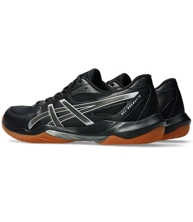 Asics Gel-Rocket 12 Men's Indoor Shoe -  Black/Gunmetal