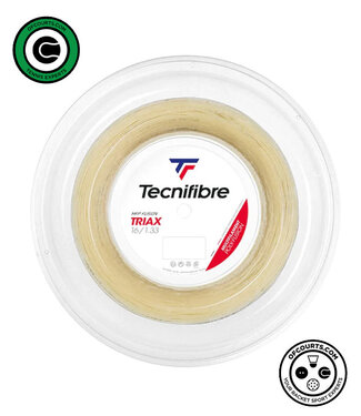 Tecnifibre Triax 16 Tennis String Reel - Natural
