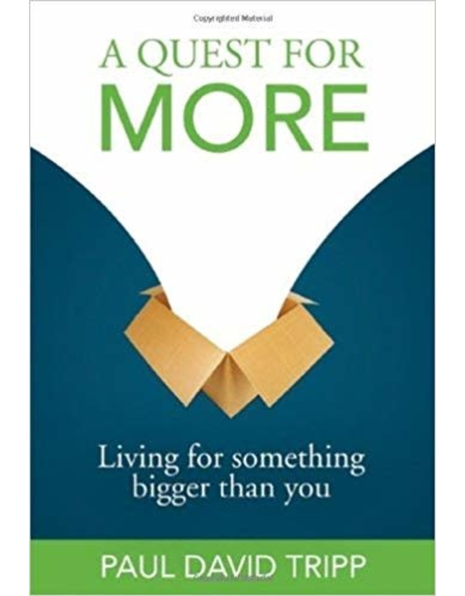 Paul David Tripp A Quest for More
