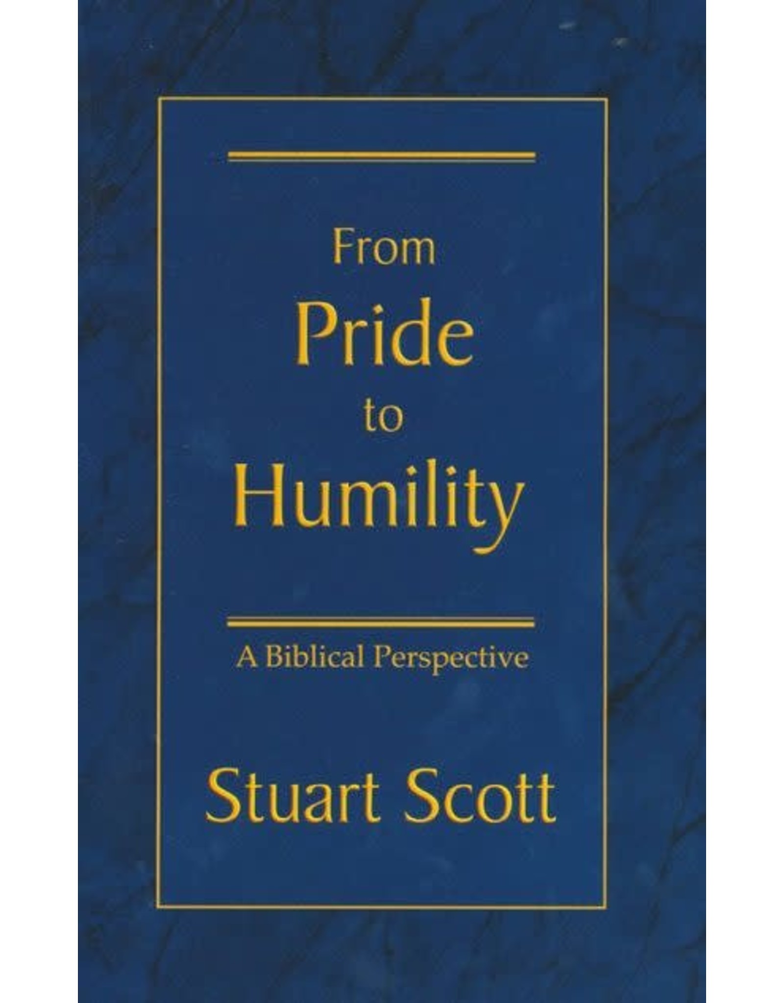 Dr Stuart Scott From Pride to Humility