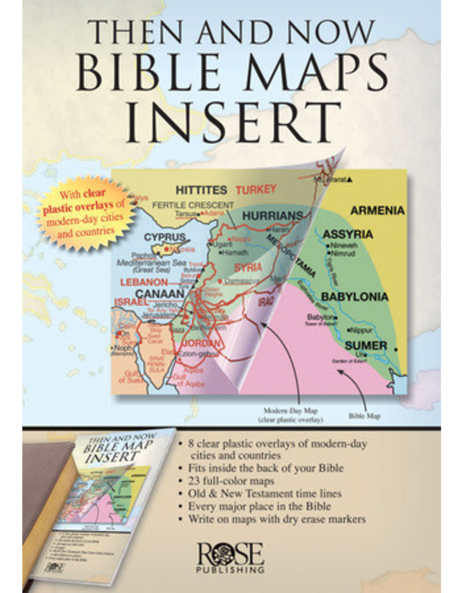 Then and Now Bible Maps Insert