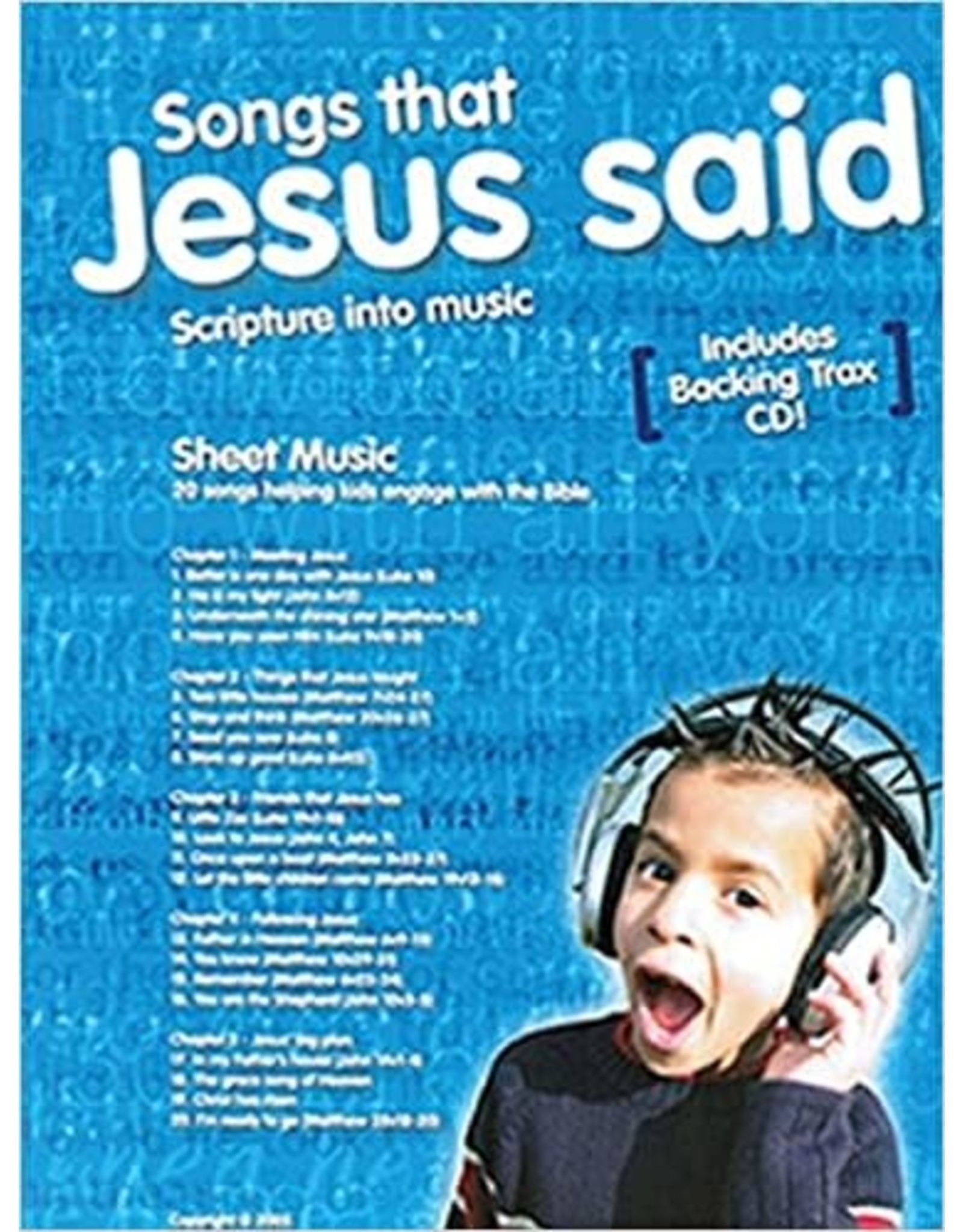 Keith & Kristyn Getty Songs that Jesus Said, Songbook