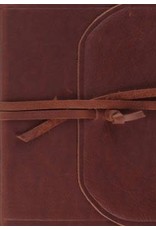 Crossway ESV Journaling Bible Large Print - Leather with Strap