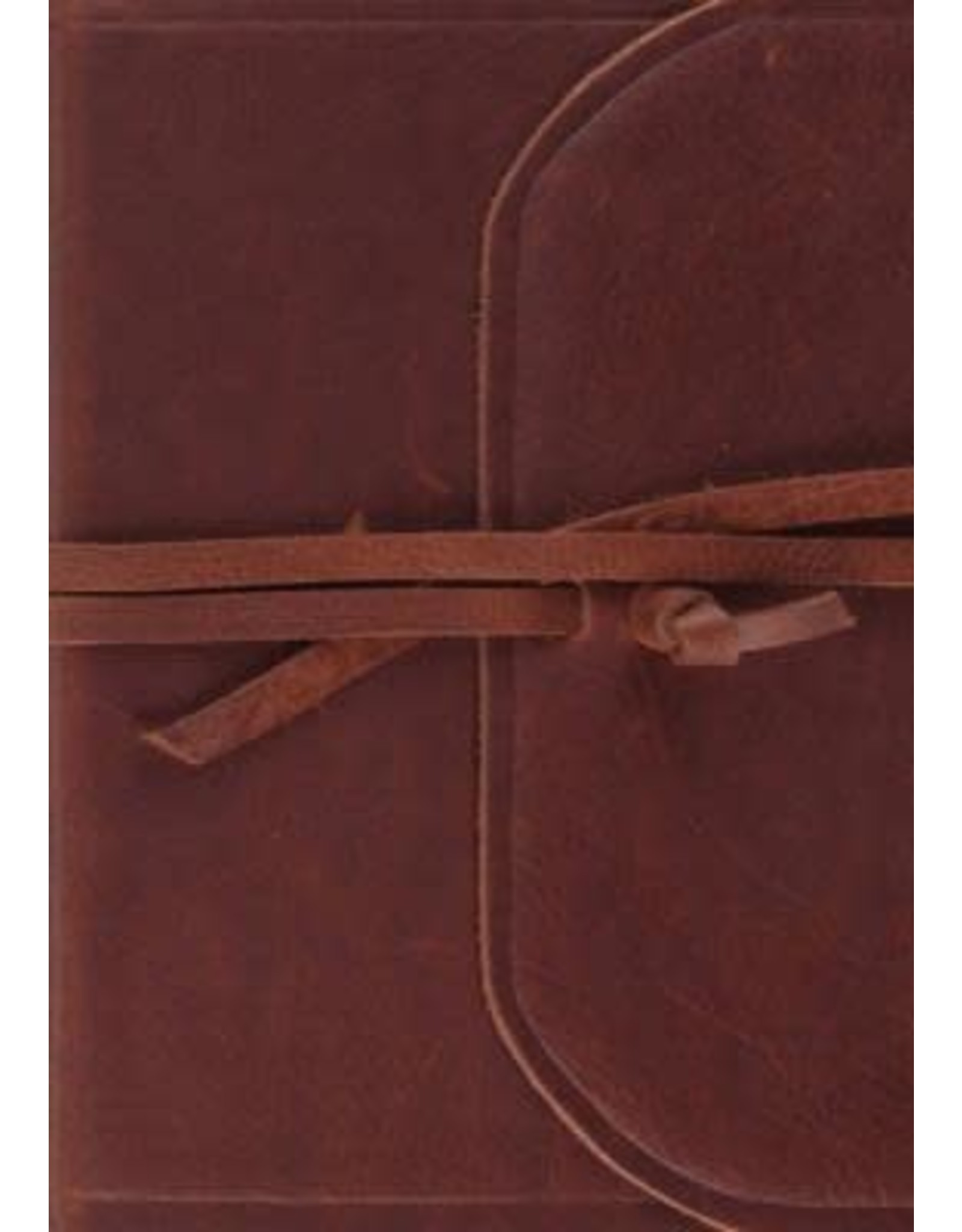 Crossway ESV Journaling Bible Large Print - Leather with Strap