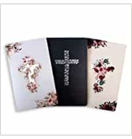 Floral Cross Design Journal (3 Pack)